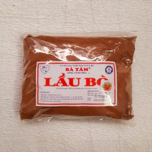 Bột Thơm Bột Gia Vị Nấu Lẩu Bò Bà Tám ( Ông Tám Chà ) gói 500g